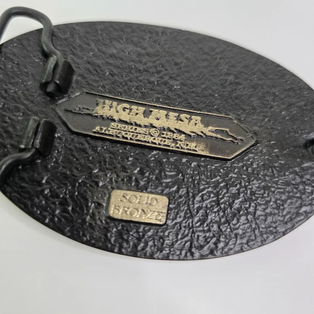 Vintage Belt Buckle 1984 Solid Bronze Durango & Silverton Narrow Gauge Railroad